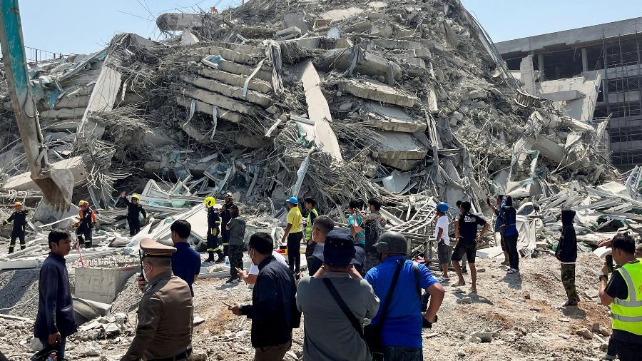 Terremoto de magnitude 7,7 atinge a região central de Mianmar e Tailândia